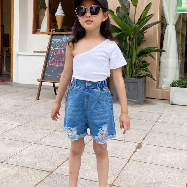 shorts girls denim 2021 summer ripped holes high waist jeans distressed bottoms streetwear toddler kids clothes 4 to 12 yrs, Black
shorts girls denim 2021 summer ripped holes high waist jeans distressed bottoms streetwear toddler kids clothes 4 to 12 yrs, Black