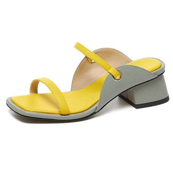 genuine leather square toe med heels high street fashion concise style peep slip on mules women sandals l7f2, Black
genuine leather square toe med heels high street fashion concise style peep slip on mules women sandals l7f2, Black