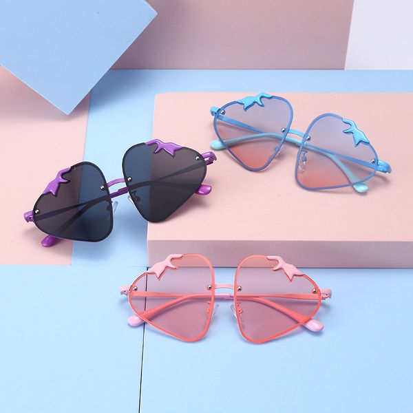 sunglasses heart-shaped glasses children's cartoon strawberry-shaped girl decorative cute baby fashion polarized sunglass, Blue
sunglasses heart-shaped glasses children's cartoon strawberry-shaped girl decorative cute baby fashion polarized sunglass, Blue