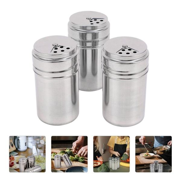 watering equipments 3pcs stainless steel seasoning boxes multifunctional condiment bottles spice jars
watering equipments 3pcs stainless steel seasoning boxes multifunctional condiment bottles spice jars