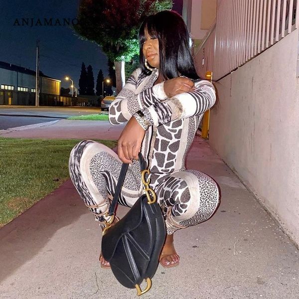 gym clothing anjamanor animal printed fashion jumpsuit women club wear front zip long sleeve bodycon romper one piece outfit d87-cf26, White;black
gym clothing anjamanor animal printed fashion jumpsuit women club wear front zip long sleeve bodycon romper one piece outfit d87-cf26, White;black