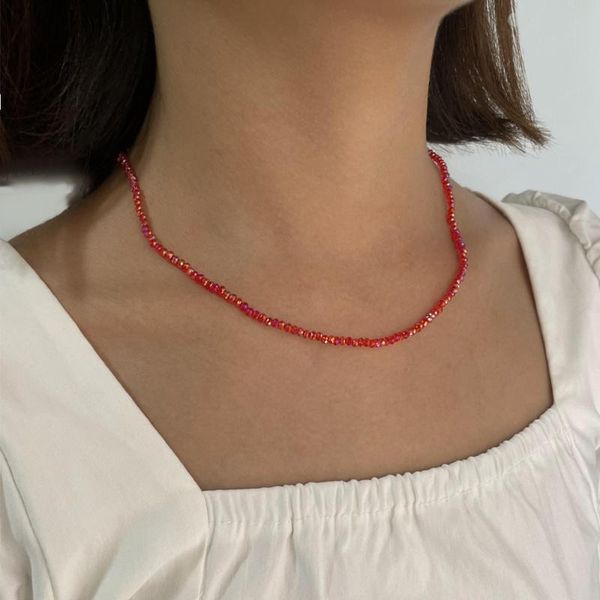 chains minar dainty multicolor faceted bead chain choker for women girls candy color acrylic beaded necklaces minimalist jewelry, Silver
chains minar dainty multicolor faceted bead chain choker for women girls candy color acrylic beaded necklaces minimalist jewelry, Silver