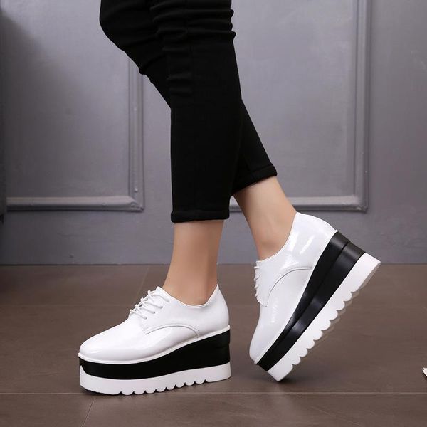 dress shoes the spring and autumn of 2021 thick-soled sponge cake waterproof platform deep heels leisure fashion women's, Black
dress shoes the spring and autumn of 2021 thick-soled sponge cake waterproof platform deep heels leisure fashion women's, Black