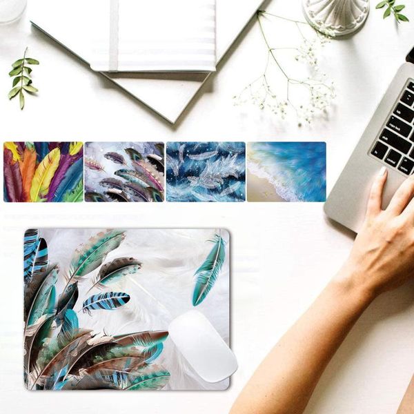 mouse pads & wrist rests antiskid gaming pad feather series computer mousepad 25x21cm pu leather mat pc/lapwaterproof
mouse pads & wrist rests antiskid gaming pad feather series computer mousepad 25x21cm pu leather mat pc/lapwaterproof