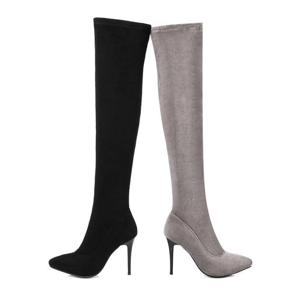 boots blxqpyt 2021 arrive women fashion flock pointed toe black gray over the knee thin heels zipper ladies
boots blxqpyt 2021 arrive women fashion flock pointed toe black gray over the knee thin heels zipper ladies