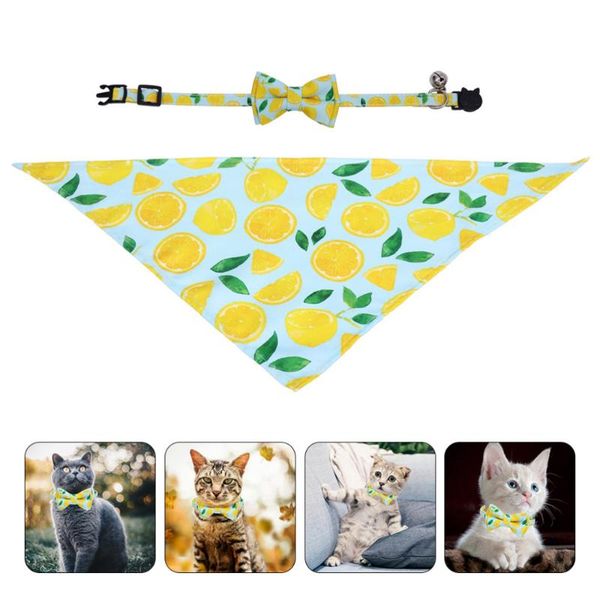 2pcs fruits pattern printed kitten cat puppy bow collar and triangle scarf set dog apparel
2pcs fruits pattern printed kitten cat puppy bow collar and triangle scarf set dog apparel