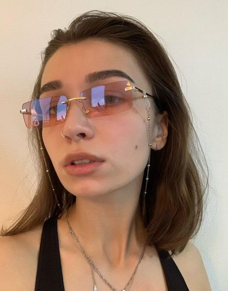sunglasses oversiezd square women frameless gradient sun glasses women/men brand designer retro pink outdoor lentes de sol, White;black
sunglasses oversiezd square women frameless gradient sun glasses women/men brand designer retro pink outdoor lentes de sol, White;black