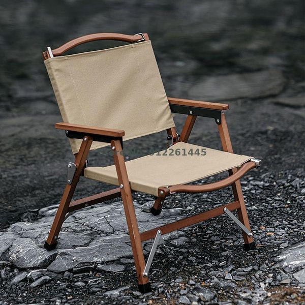 camp furniture kermit chair solid wood outdoor camping folding canvas fishing picnic