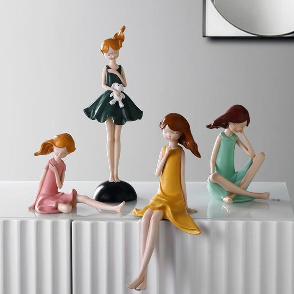 nordic ins cute girl resin art statue gift sculpture decoration living room bedroom home deskfigurines crafts decorative objects &
nordic ins cute girl resin art statue gift sculpture decoration living room bedroom home deskfigurines crafts decorative objects &