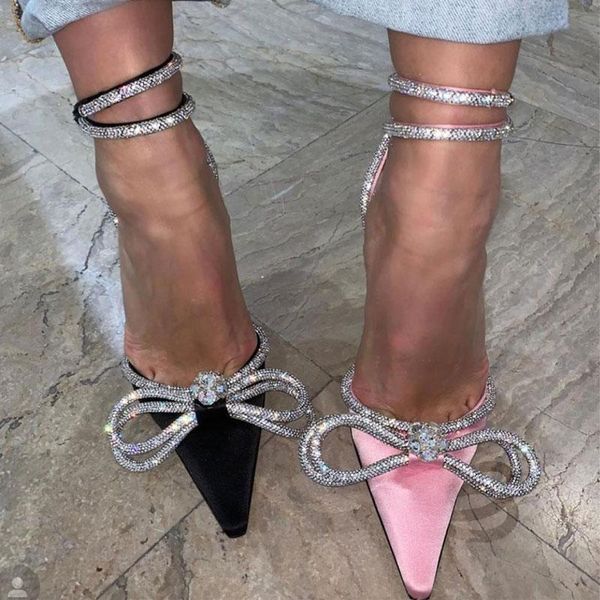 dress shoes bling crystal women high heels pumps sandals ankle strap rhinestone bowtie 12cm ladies pointed toe wedding, Black
dress shoes bling crystal women high heels pumps sandals ankle strap rhinestone bowtie 12cm ladies pointed toe wedding, Black