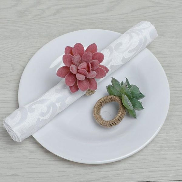 napkin rings buckle holder simulation succulents shape for parties dinner festival table decoration
napkin rings buckle holder simulation succulents shape for parties dinner festival table decoration