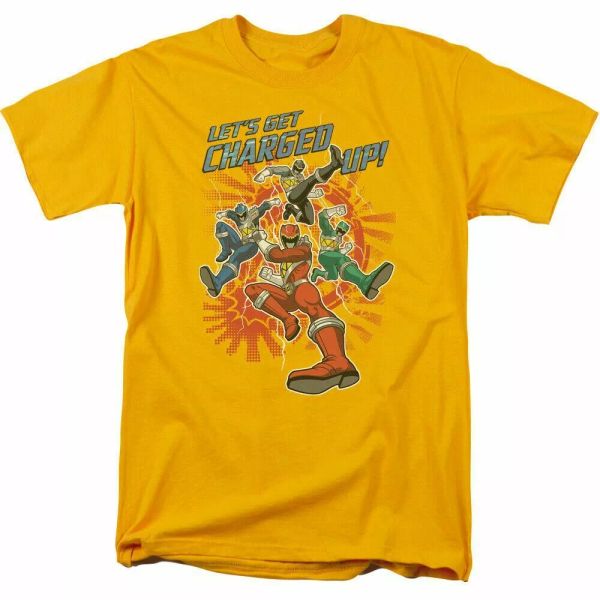 Power Rangers Dino Charge Charged Up T Shirt Mens Licensed Classic TV Tee Gold, White;black
Power Rangers Dino Charge Charged Up T Shirt Mens Licensed Classic TV Tee Gold, White;black