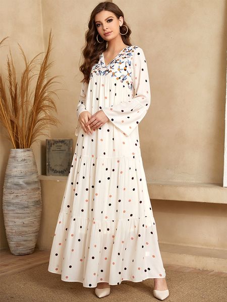 Muslim Fashion Maxi Dresses Ramadan Abaya Dubai Turkey Hijab Dress Islam Abayas for Women arabic Kaftan Robe De Moda Musulmana
Muslim Fashion Maxi Dresses Ramadan Abaya Dubai Turkey Hijab Dress Islam Abayas for Women arabic Kaftan Robe De Moda Musulmana