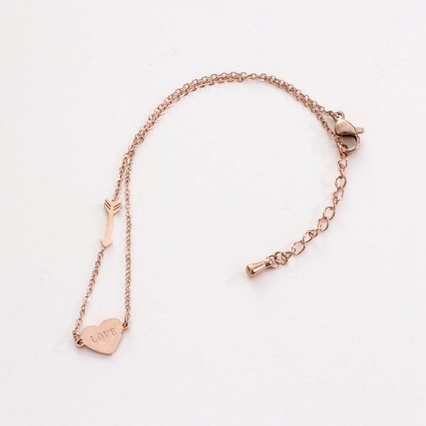 anklets rose gold color love heart ankle bracelet tobilleras pulsera para tobillo, cute stainless steel arrow for women jewelry, Red;blue
anklets rose gold color love heart ankle bracelet tobilleras pulsera para tobillo, cute stainless steel arrow for women jewelry, Red;blue