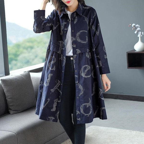 women's trench coats 2021 middle age women spring autumn long korean ladies fashion causal windbreaker female printed coat w91, Tan;black
women's trench coats 2021 middle age women spring autumn long korean ladies fashion causal windbreaker female printed coat w91, Tan;black