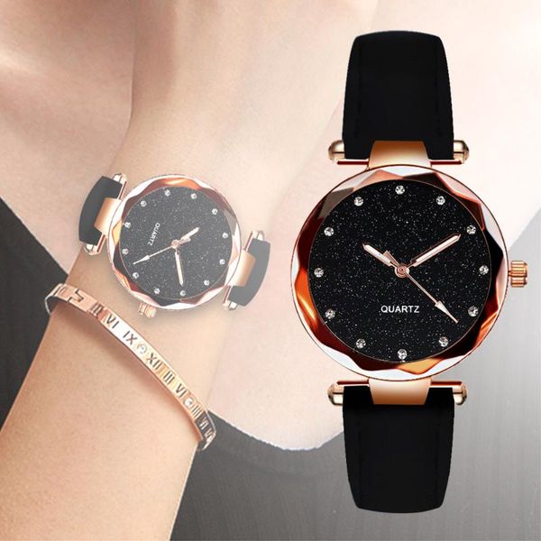exquisite simple style women starry sky watches small fashion quartz leather ladies watch brand elegant girl bracelet wristwatches, Slivery;brown
exquisite simple style women starry sky watches small fashion quartz leather ladies watch brand elegant girl bracelet wristwatches, Slivery;brown