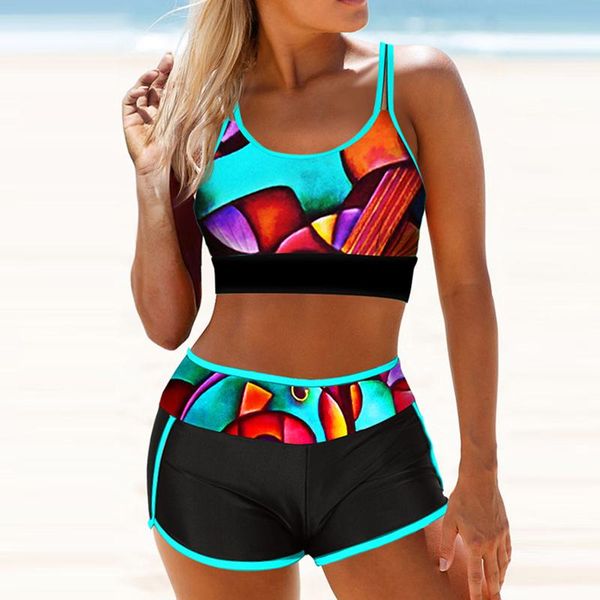 women's swimwear women 2021 plus size bikini set fashionable geometric print splicing high waist swimsuit ropa mujer, White;black
women's swimwear women 2021 plus size bikini set fashionable geometric print splicing high waist swimsuit ropa mujer, White;black