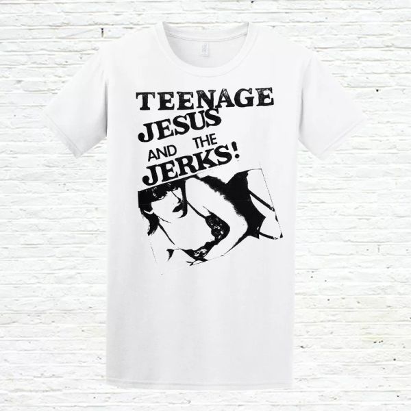 teenage jesus & the jerks t-shirt, White;black