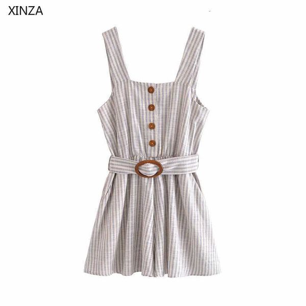 women's jumpsuits & rompers jumpsuit women belted striped summer playsuit sleeveless wide straps elastic waist button up vintage, Black;white
women's jumpsuits & rompers jumpsuit women belted striped summer playsuit sleeveless wide straps elastic waist button up vintage, Black;white