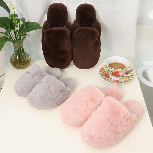 slippers arrival indoor women's home winter lovely fur shoes women guest chinelo feminino fuzzy, Black
slippers arrival indoor women's home winter lovely fur shoes women guest chinelo feminino fuzzy, Black
