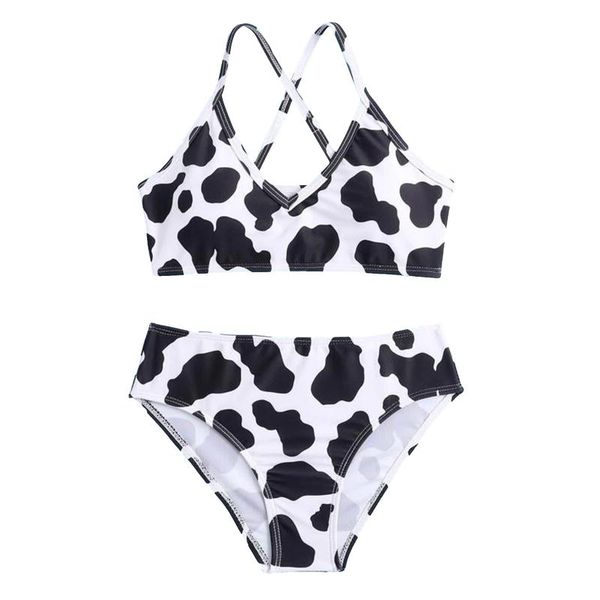one-pieces teen kids girls cow floral print bikini sets swimwear summer crisscross back two-piece swimsuit youngsters swimming suit 8-14y, Black
one-pieces teen kids girls cow floral print bikini sets swimwear summer crisscross back two-piece swimsuit youngsters swimming suit 8-14y, Black