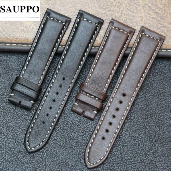watch bands sauppo genuine calf skin leather replacement band for khaki navy exquisite sewing smooth grain wrist strap, Black;brown
watch bands sauppo genuine calf skin leather replacement band for khaki navy exquisite sewing smooth grain wrist strap, Black;brown