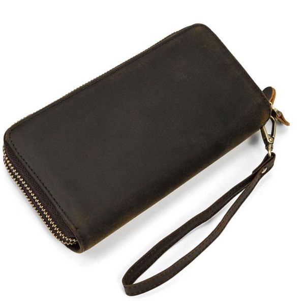 wallets men's long style cowhide wallet vintage minimal genuine leather card holder business clutch bag large hand, Red;black
wallets men's long style cowhide wallet vintage minimal genuine leather card holder business clutch bag large hand, Red;black