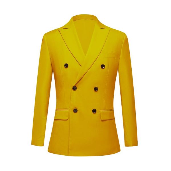 men's suits & blazers yellow cut double breastedsolid color groom and man wedding dress jacket single coat, White;black
men's suits & blazers yellow cut double breastedsolid color groom and man wedding dress jacket single coat, White;black