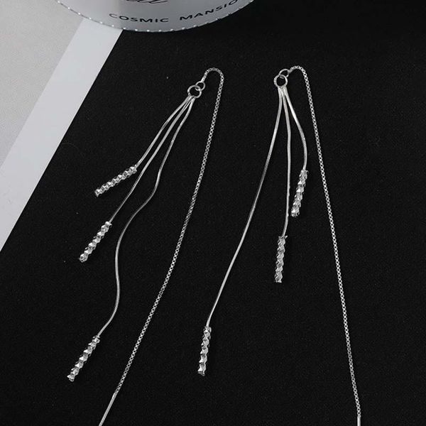 dangle & chandelier delicate jewelry tassel earrings 2021 design fashion long silvery plating for women party gifts, Silver
dangle & chandelier delicate jewelry tassel earrings 2021 design fashion long silvery plating for women party gifts, Silver