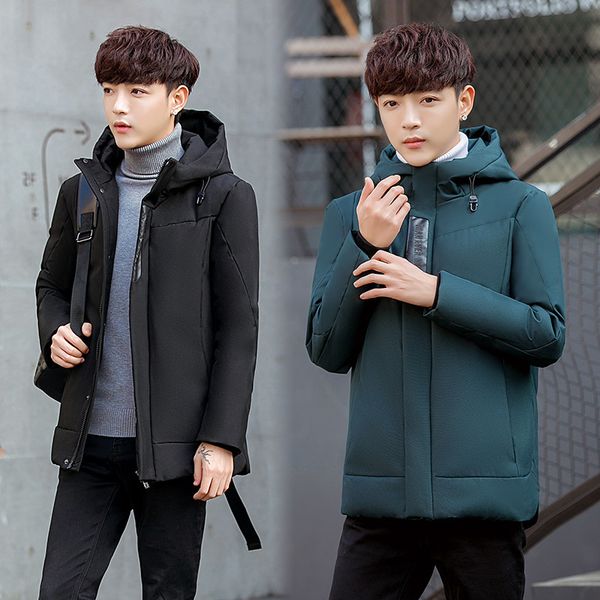 winter thick white duck down jackets men brand clothing fashion hooded coats male outerwear warm parka jk-742, Black
winter thick white duck down jackets men brand clothing fashion hooded coats male outerwear warm parka jk-742, Black