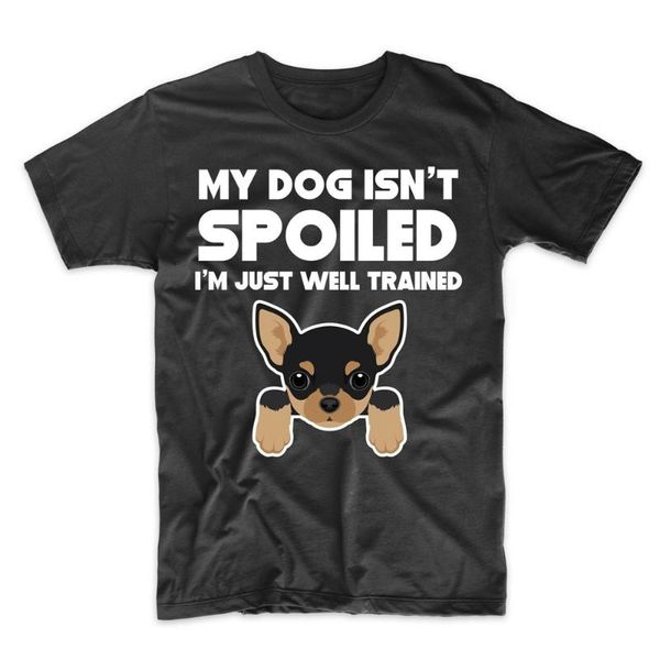 men's t-shirts chihuahua t - shirt my dog isn't spoiled i'm just well trained owner cotton customize tee, White;black
men's t-shirts chihuahua t - shirt my dog isn't spoiled i'm just well trained owner cotton customize tee, White;black