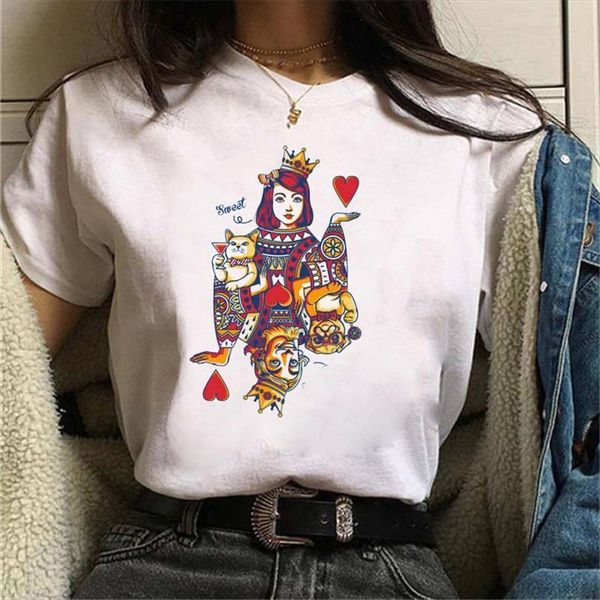 Poker And Women Summer Mens Tops Casual Tshirts Tees Harajuku Korean Style Graphic Kawaii Short Sleeve Female, White;black
Poker And Women Summer Mens Tops Casual Tshirts Tees Harajuku Korean Style Graphic Kawaii Short Sleeve Female, White;black
