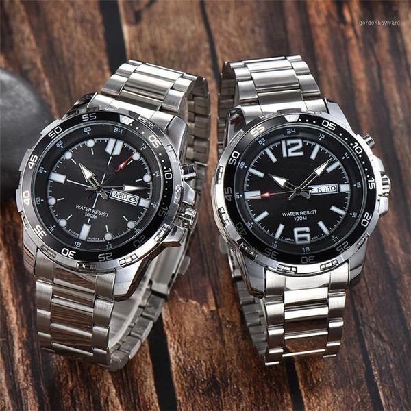 kathy electronic watch men's double calendar waterproof luminous student fashion couple wristwatches, Slivery;brown
kathy electronic watch men's double calendar waterproof luminous student fashion couple wristwatches, Slivery;brown