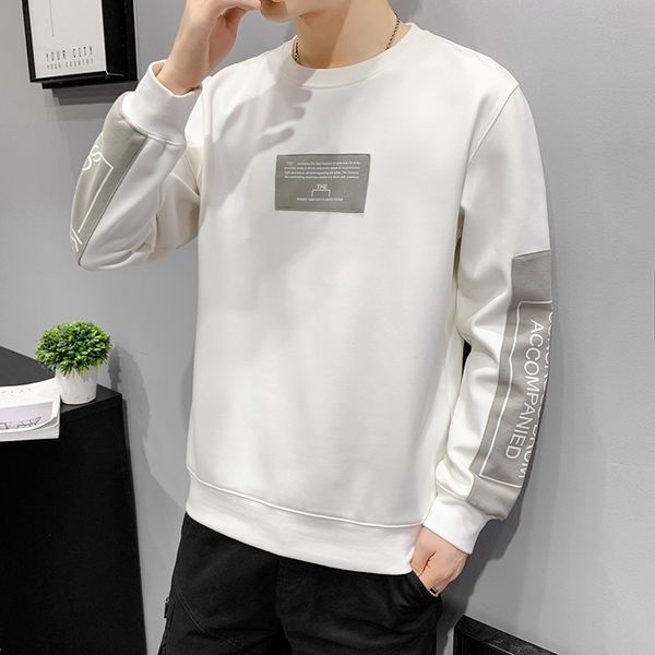 men's long sleeve t-shirt 2021 new autumn and winter korean fashion versatile round neck sweater handsome casual bottoming shirt, Black
men's long sleeve t-shirt 2021 new autumn and winter korean fashion versatile round neck sweater handsome casual bottoming shirt, Black