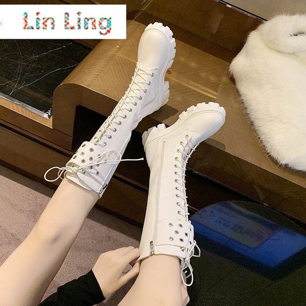 boots 2021 linling knee high platform women shoes motorcycle goth winter metal buckle chunky long black beige
boots 2021 linling knee high platform women shoes motorcycle goth winter metal buckle chunky long black beige