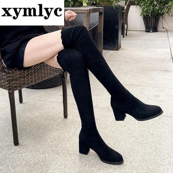 boots 2021 flock leather women over the knee lace up high heels autumn woman shoes winter, Black
boots 2021 flock leather women over the knee lace up high heels autumn woman shoes winter, Black