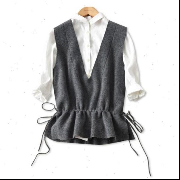 spring autumn style outwear casual womens shirt sleeveless o neck blusas df3175, White
spring autumn style outwear casual womens shirt sleeveless o neck blusas df3175, White