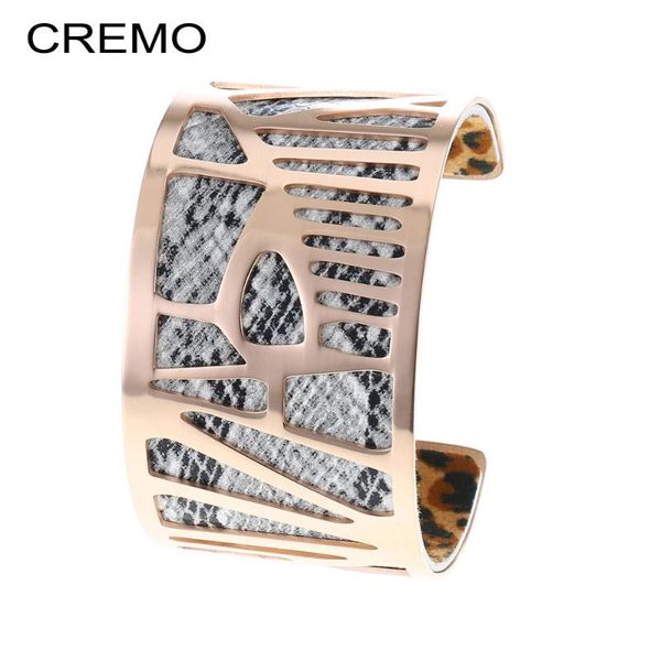 cremo vintage rose gold color bracelet bangles snakeskin cuff open for women stainless steel jewelry 2021 bangle, Black
cremo vintage rose gold color bracelet bangles snakeskin cuff open for women stainless steel jewelry 2021 bangle, Black
