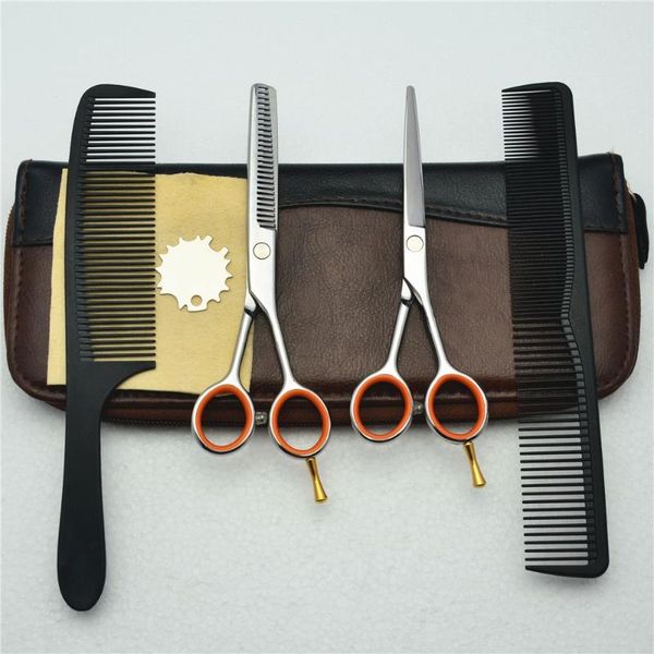 hair scissors 4pcs set 5.5'' customized logo 440c professional human hairdressing cutting shears + thinning +comb c1017
hair scissors 4pcs set 5.5'' customized logo 440c professional human hairdressing cutting shears + thinning +comb c1017