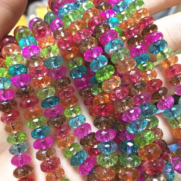 other 2 type multicolor watermelon faux tourmaline crystal stone 4x6mm 5x8mm faceted abacus loose beads diy jewelry 15inch b177
other 2 type multicolor watermelon faux tourmaline crystal stone 4x6mm 5x8mm faceted abacus loose beads diy jewelry 15inch b177