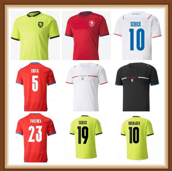 2021 2022 european cup czech republic soccer jersey 21-22 #10 husbauer 14 jankto 15 soucek 21 skoda shirt national team football uniforms216, Black;yellow
2021 2022 european cup czech republic soccer jersey 21-22 #10 husbauer 14 jankto 15 soucek 21 skoda shirt national team football uniforms216, Black;yellow