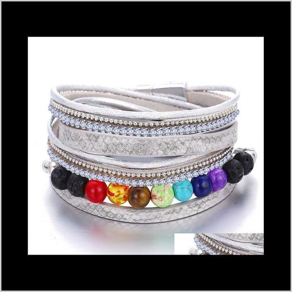 s1259 fashion jewelry volcanic stone beads rhinstone multilayer bangle magnetic clasp auz17 charm bracelets inmqu, Golden;silver
s1259 fashion jewelry volcanic stone beads rhinstone multilayer bangle magnetic clasp auz17 charm bracelets inmqu, Golden;silver