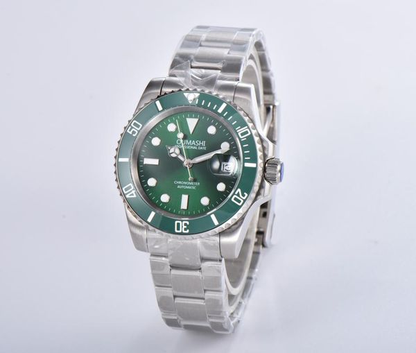 wristwatches 40mm men's watch automatic date chronograph function luminous stainless steel green, Slivery;brown
wristwatches 40mm men's watch automatic date chronograph function luminous stainless steel green, Slivery;brown