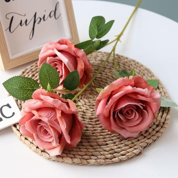 decorative flowers & wreaths 3 head rose flannel material series wedding home decoration road guide artificial
decorative flowers & wreaths 3 head rose flannel material series wedding home decoration road guide artificial