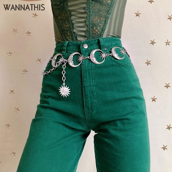 punk moon metal belts women vintage high waist chain waist belts gothic moon sun sliver pendant belts female metal chain straps, Silver
punk moon metal belts women vintage high waist chain waist belts gothic moon sun sliver pendant belts female metal chain straps, Silver