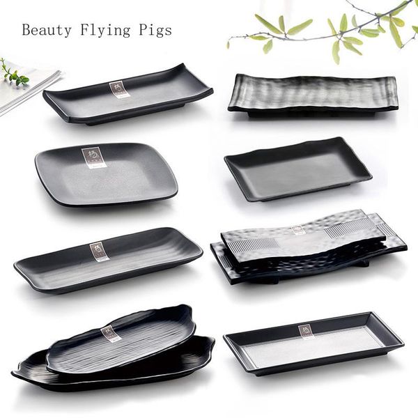 dishes & plates black scrub striped barbecue sushi plate melamine kitchen cutlery korean cuisine saury fruit dessert storage
dishes & plates black scrub striped barbecue sushi plate melamine kitchen cutlery korean cuisine saury fruit dessert storage