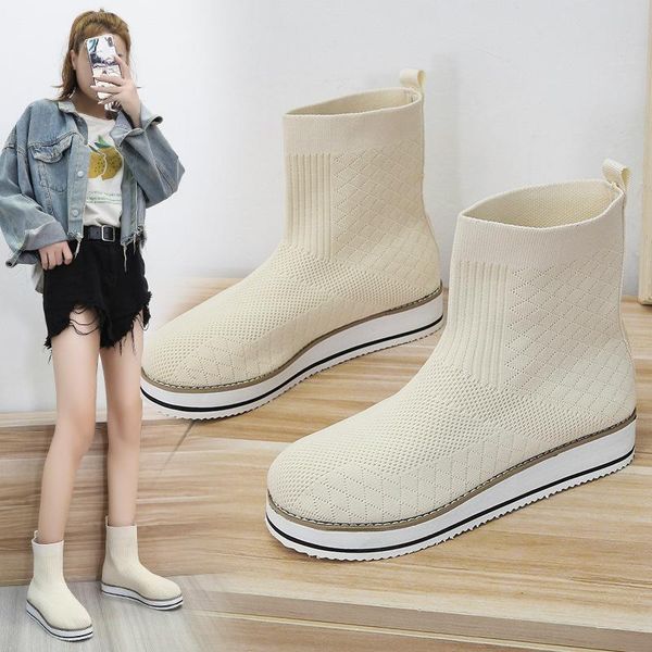 boots women's autumn/winter 2021 large size 35-43 knitted sock european style ankle, Black
boots women's autumn/winter 2021 large size 35-43 knitted sock european style ankle, Black