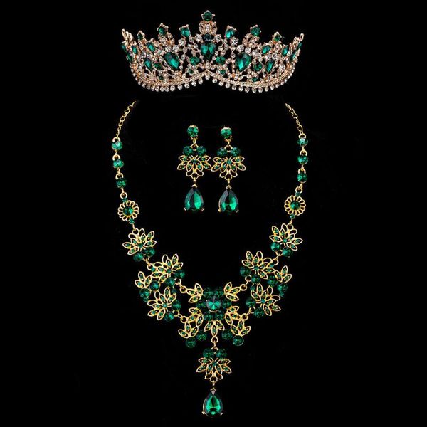 earrings & necklace luxury crystal rhinestone blue wedding bridal jewelry sets princess tiaras crown hair set dubai, Silver
earrings & necklace luxury crystal rhinestone blue wedding bridal jewelry sets princess tiaras crown hair set dubai, Silver