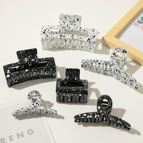 oversize hair clips paint effects acrylic claw geometric rectangle crabs make up women black white barrette 2021 est1
oversize hair clips paint effects acrylic claw geometric rectangle crabs make up women black white barrette 2021 est1