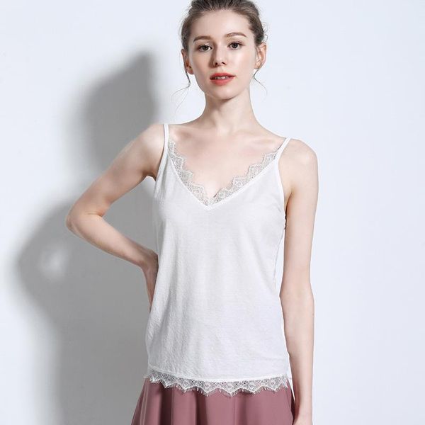 women's tanks & camis 2021 summer lace linen cotton v-neck all-match camisole bottoming shirt, White
women's tanks & camis 2021 summer lace linen cotton v-neck all-match camisole bottoming shirt, White
